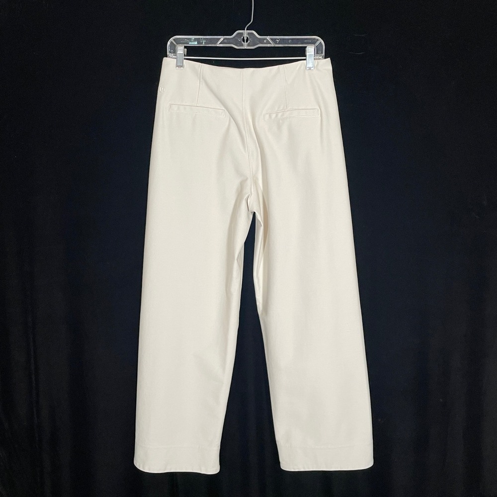 Lululemon Utilitech Relaxed Fit Mid-Rise Trouser Wide-Leg Pant Bone High Rise 8 - Picture 4 of 4